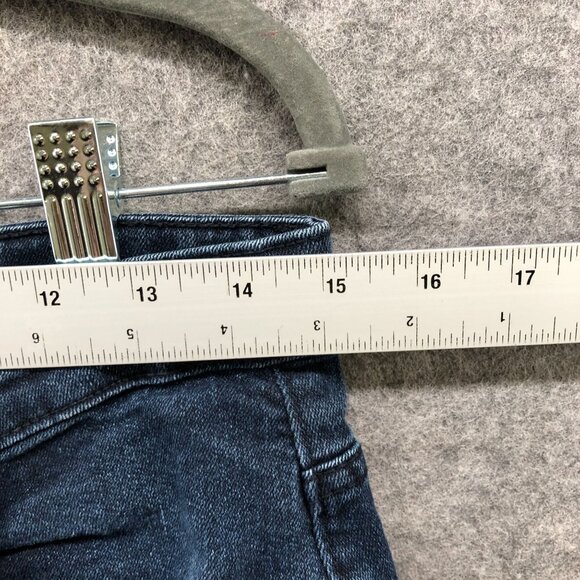 Calvin Klein Youth Boys 16 Slim Straight Jeans Dark Wash Blue Stretch Adjustable - Picture 9 of 13